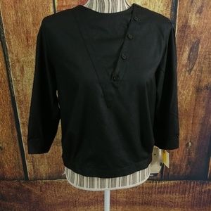 NWT M. Casey 100% Silk Top Size 14